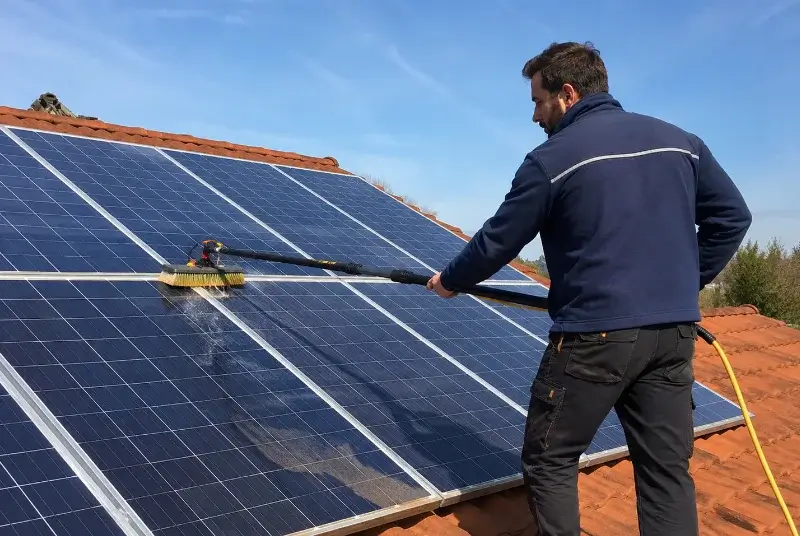 Nettoyage et entretien de panneaux solaires à Saint-Coutant